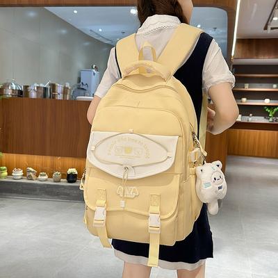High Value, Fresh and Sweet Macaron Backpack, Simple and Lightweight Backpack for Junior High School Students