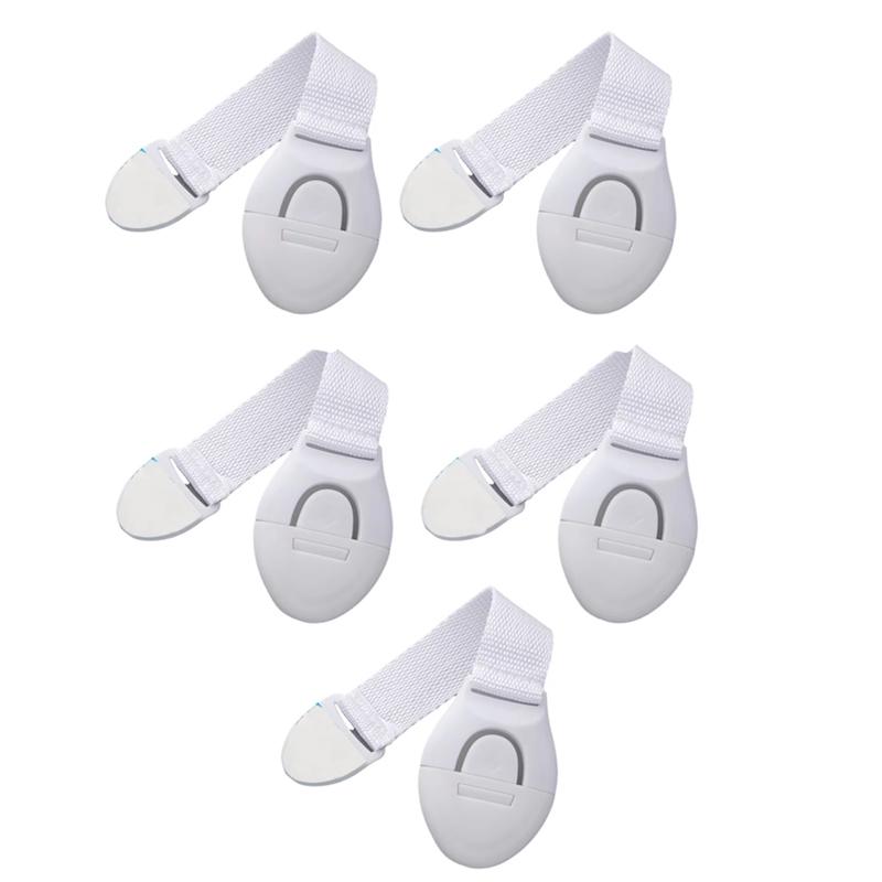 10/20Pcs Baby Safety Latch Drawer Webbing Safety Lock Multifunctional Protection Cloth Belt Lock Drawer Lock Cabinet Door Locks