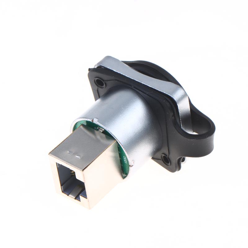 NE8FDE NE8FDP RJ45 Panel Mount D Type Connector 8P8C 1Pcs Ethernet Adapter for Telecom Network Maintenance Work