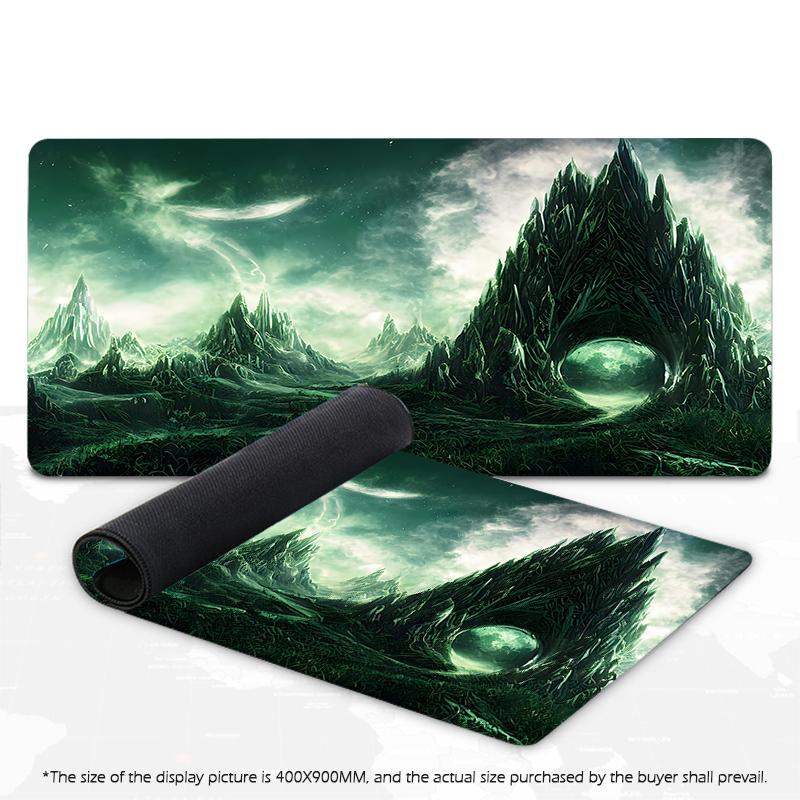 Green Forest Mouse Pad Gamer Mat Mousepad XXL Mouse Mat Large Keyboard Mat Desk Pad Mousepads For Computer Laptop Mouse Pads