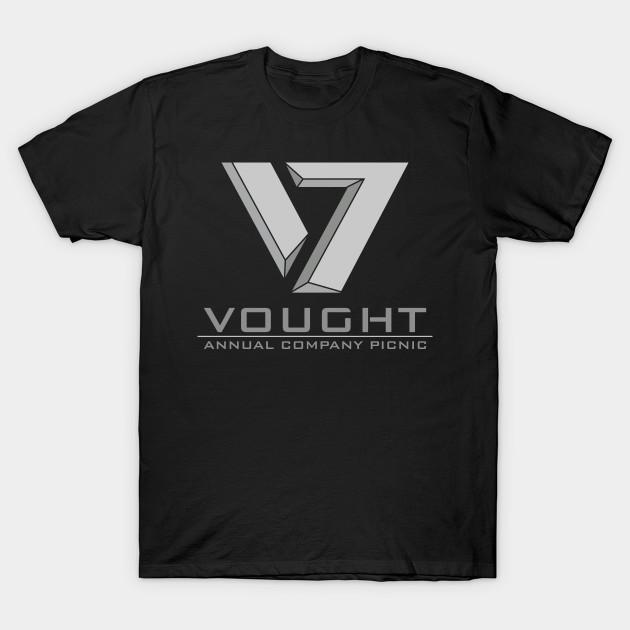 

Men Black Print T-shirt Vought Annual Company Picnic No-Cut Transfer Paper Print Cotton Tshirt XL чорний
