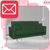 Sofa Bed Rene Sofa Bed with Storage Family Meble Corduroy Green