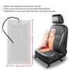 Universal Built -in Car Seat Heater Kit 12V Carbon Fiber Heating Pads Round Switch Cushion Set  Fit For Installing 1 Seat