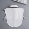 Perfect Match Fashion Pointed Detachable Collar Women Sweater Shirt Fake Collar Blouse Lace False Tie Lapel Blouse Top Clothes Accessories