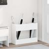 Umbrella Stand White 65 x 24 x 50 cm Engineered Wood