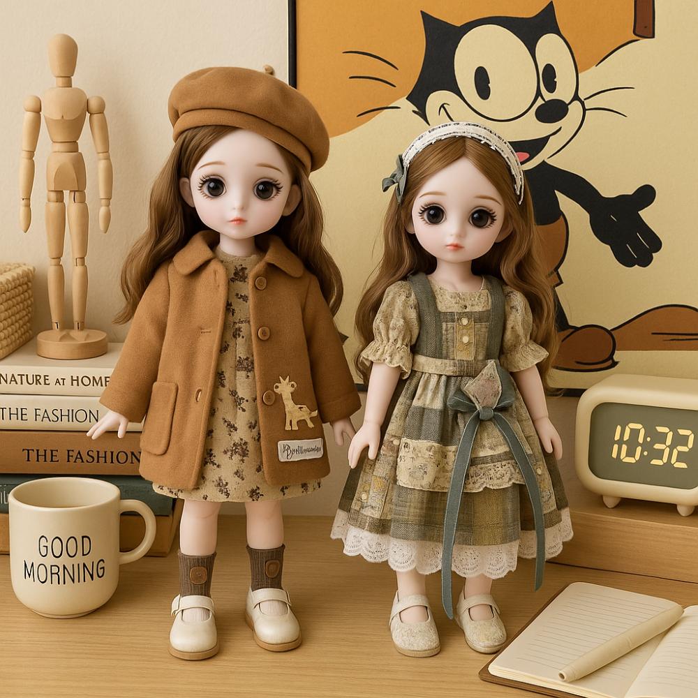 1/6 SD Princess Dress Up BJD Dolls Long Hair Princess Makeup Ball Joint Doll  Babies