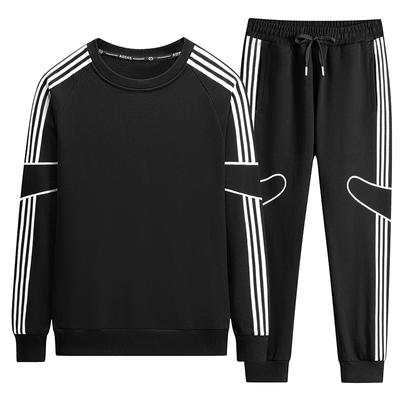 Męska bluza z kapturem na co dzień zestaw jesienna odzież sportowa dresy bluzy + spodnie garnitur