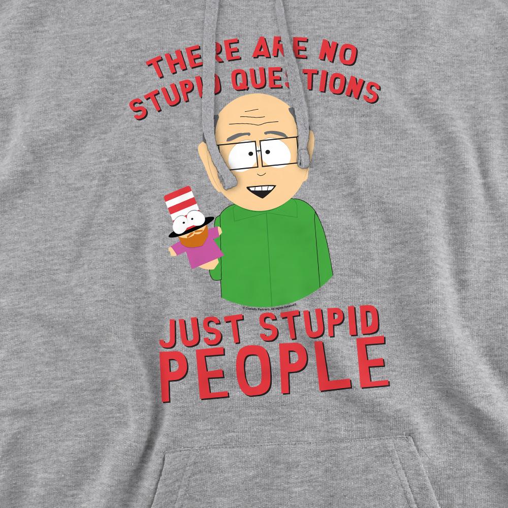 South Park Mens No Stupid Questions Hoodie