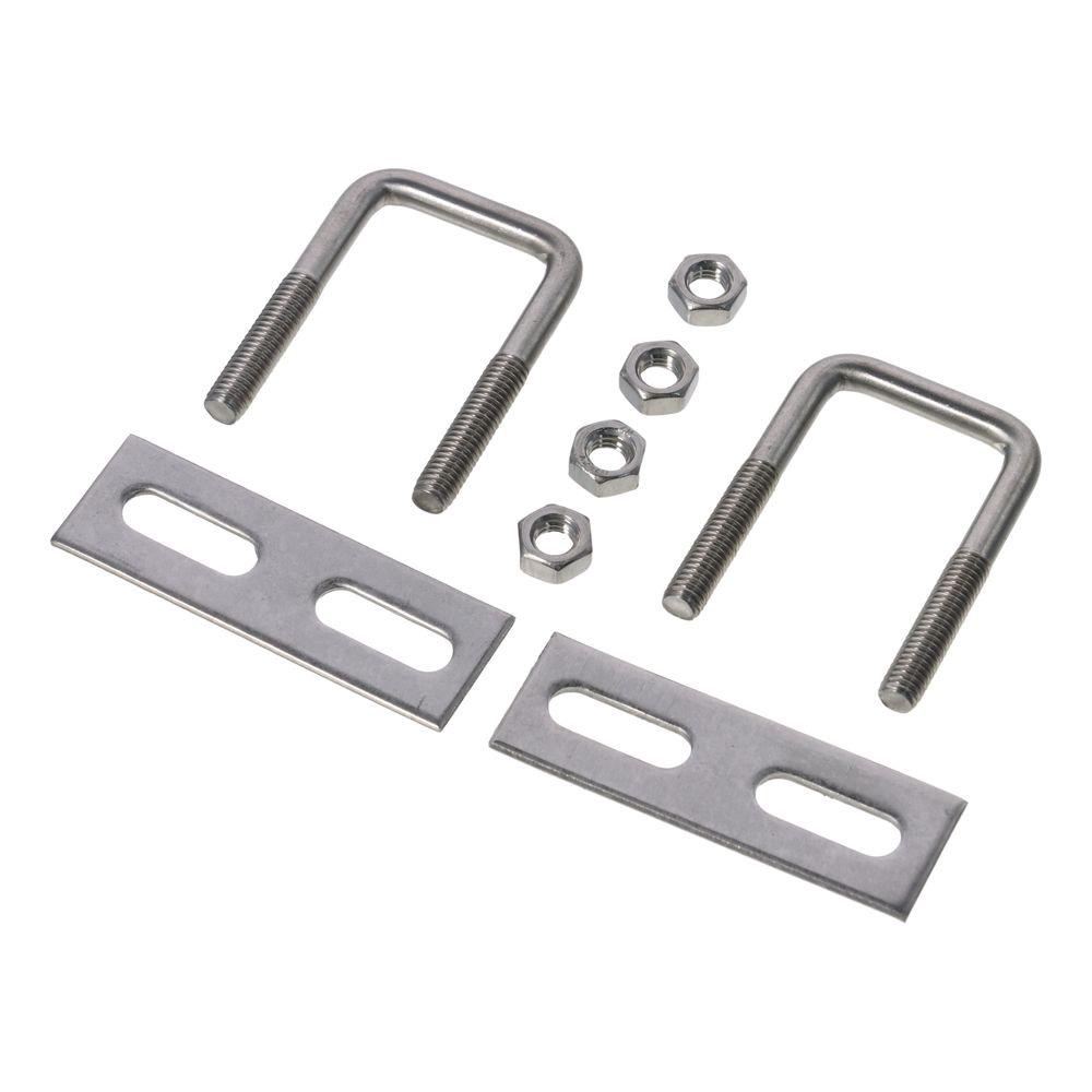

2 шт. U-образный болт из нержавеющей стали с гайками Рамка 50 мм x 25 мм U-образный болт из нержавеющей стали квадратные U-образные болты