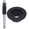 2PCS Compact Worm Gear Kit ABS Oil Pump Pinion for Husqvarna 435 440E 445 450E 340 345 350