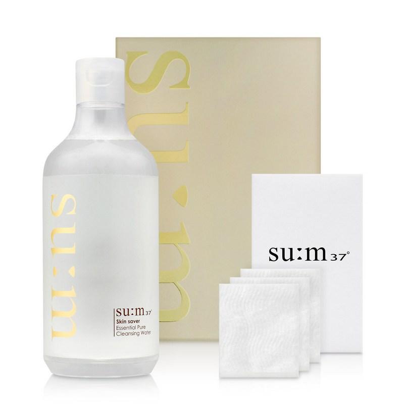 Su:m37 Skin Saver Essential Pure Pore and Blackhead Removal Cleansing Water 400ml, 1 pcs