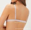 Spot French triangle cup lace bra without steel rim girl sexy thin gathering female back bra