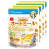 Nisshoku Premium Pure Traditional Oatmeal 340g Pack X4 Rolled Additive-Free Low Sugar