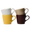 DEAN DELUCA Morgen Karamell Mikrowellen- und Spülmaschinenfester Becher, Gelb, Sicher, Kaffee/Tee, 9,5x13x8,5cm