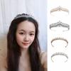 Shiny Wedding Hair Jewelry Hair Jewelry Rhinestone Headband Fashion Princess Tiara  For Birthday