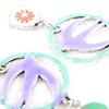 Les Trésors De Lily [H3580] - Designer Earrings 'Liberty' Lilac Swallows