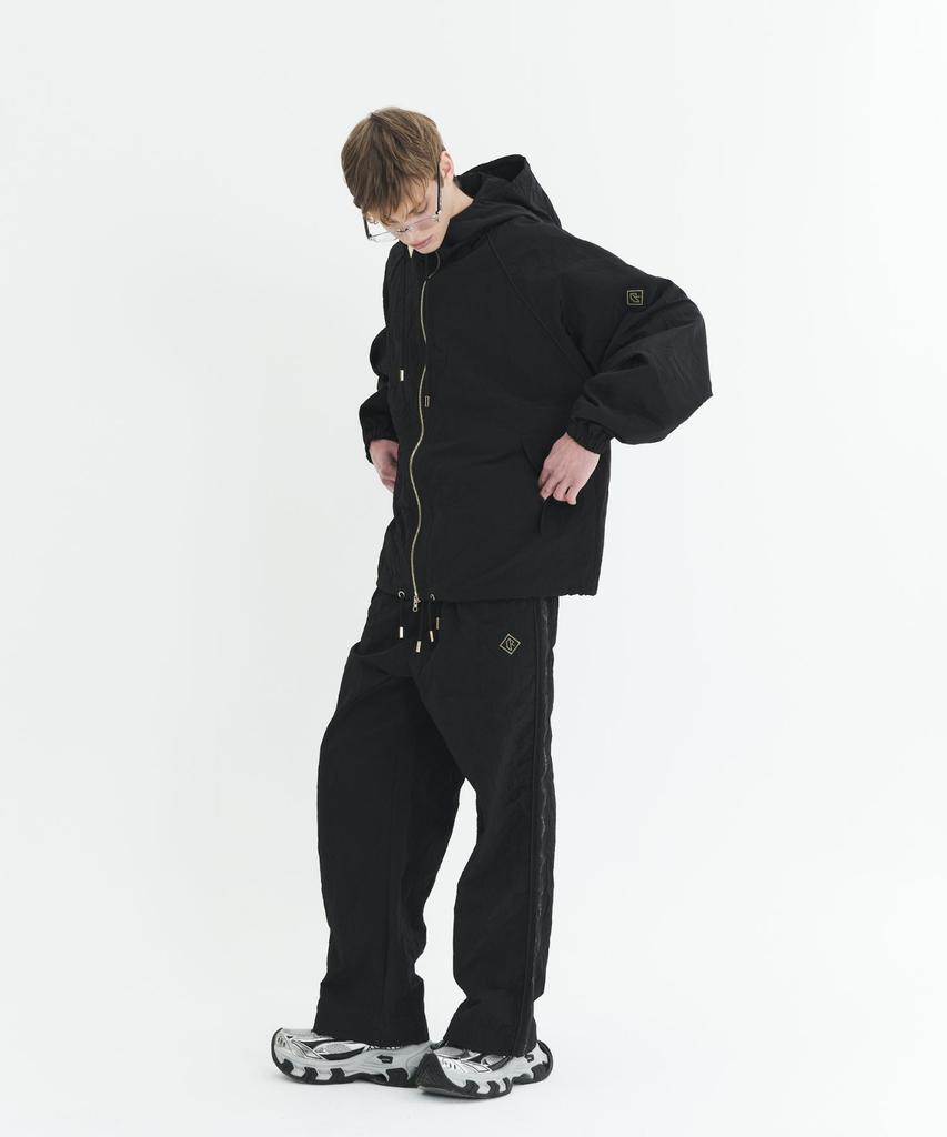 Crakkami Crack Piping Windbreaker (Black)