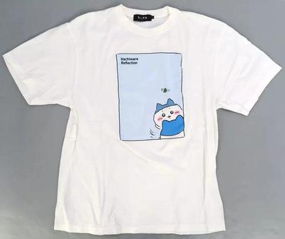 Suimen Mirror Hachiware T-shirt Vit XL Chiikawa Pris Storlek XL