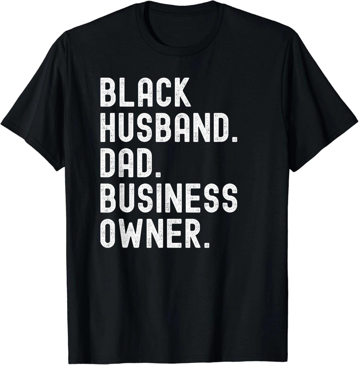 Black Husband Dad Business Owner CEO Entrepreneur Men Gift Unisex T-Shirt XL