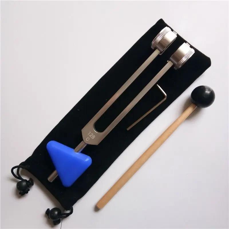 Aluminum Alloy Tuning Fork Medical Apason Colorful Tuning Forks 128Hz Therapeutic Diapason Chakras Musical Instrument Percussion