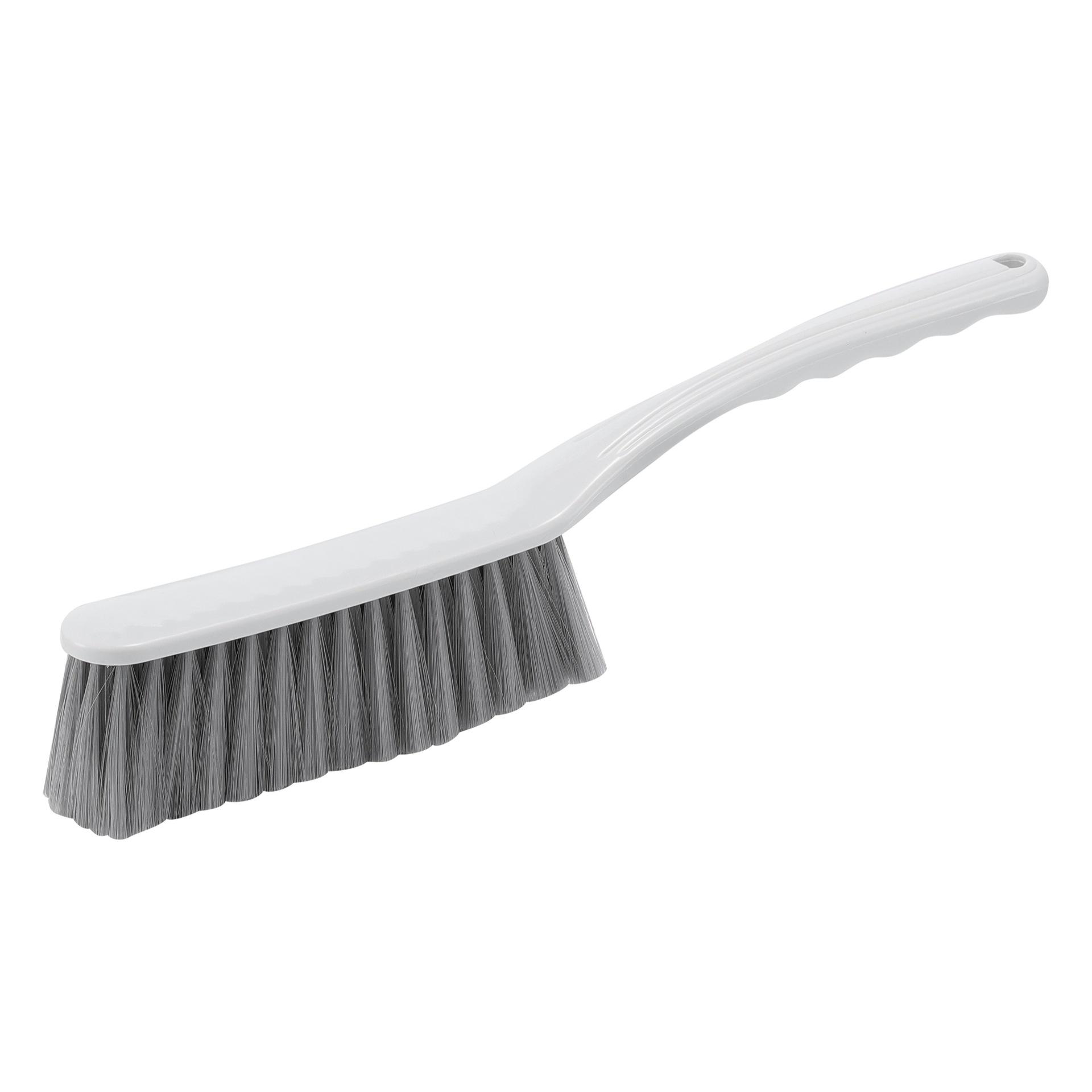 Long-Handled Soft Bristle Bed and Carpet Cleaning Brush