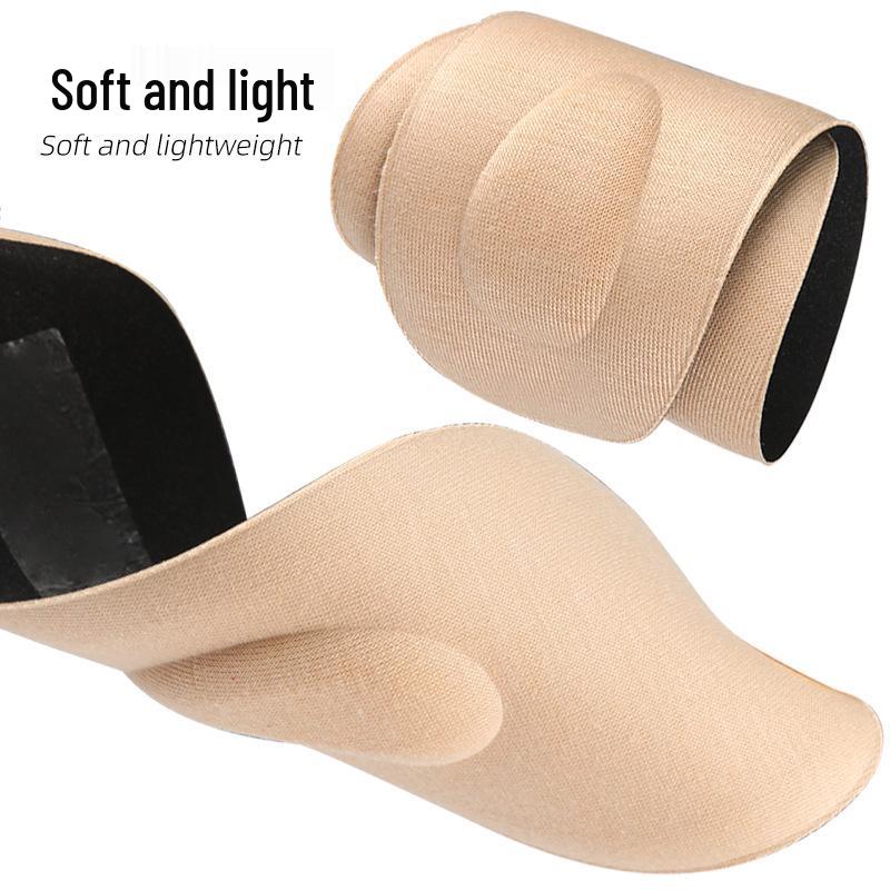 Fish Mouth Sponge Insoles: Shock-Absorbing, Sweat-Wicking Forefoot & Arch Massage Pads for Heels & Flats