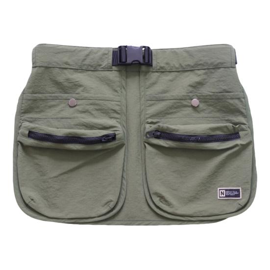 Waist Belt Apron Bag Multi-pocket Waist Pack with Belt Garden Tools Organizer Apron Bag for Hair Stylist Pet Trainer Waiter