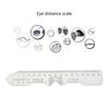 W89C Optical Measuring Eye Measurement Measure Meter Ophthalmic Vernier Glasses Ruler