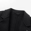 Yalu Men's Wool Blend Lapel Overcoat