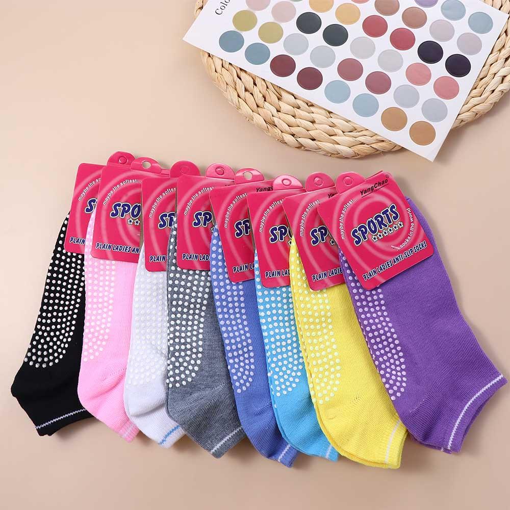

Quick-Dry Silicone Cotton Floor Socks Women Yoga Socks Ballet Socks Dance Sock Elasticity Socks фіолетовий