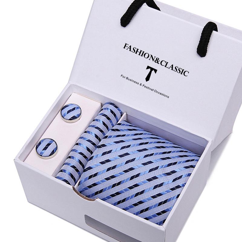 Caja de Regalo de Corbata para Hombre Set de 5 Piezas Corbata de Grupo Vestido de Negocios Corbata de Boda