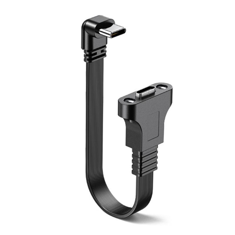 100 Вт Быстрая зарядка Кабель USB C на Type C Быстрая зарядка Прямой угол Провод 90 градусов Кабель для передачи данных