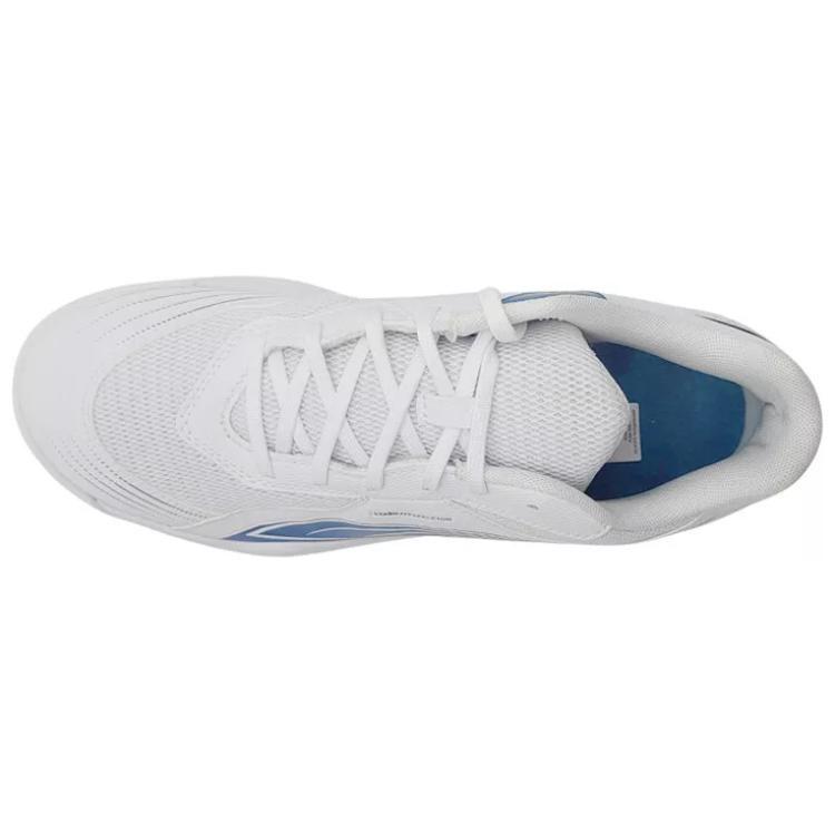 Puma Solarflash 3 Low Top Badminton Shoes Unisex White Blue 107850-02