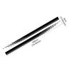 2Pcs Car Door Side Skirt Stickers Vinyl Wrap Black Car Stickers Racing Stripes Vinyl Decals Auto Tuning Decoration Accessories