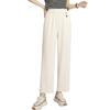 LANGSHA Women's Summer High-Waist Casual Cropped Pants