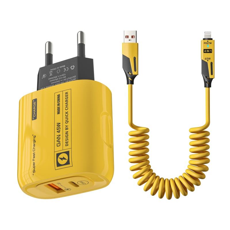 45W Fast Charger USB Type C PD Phone Charger Fast Charging Quick Charge Adapters for IPhone 14 Pro Max Samsung Xiaomi Huawei