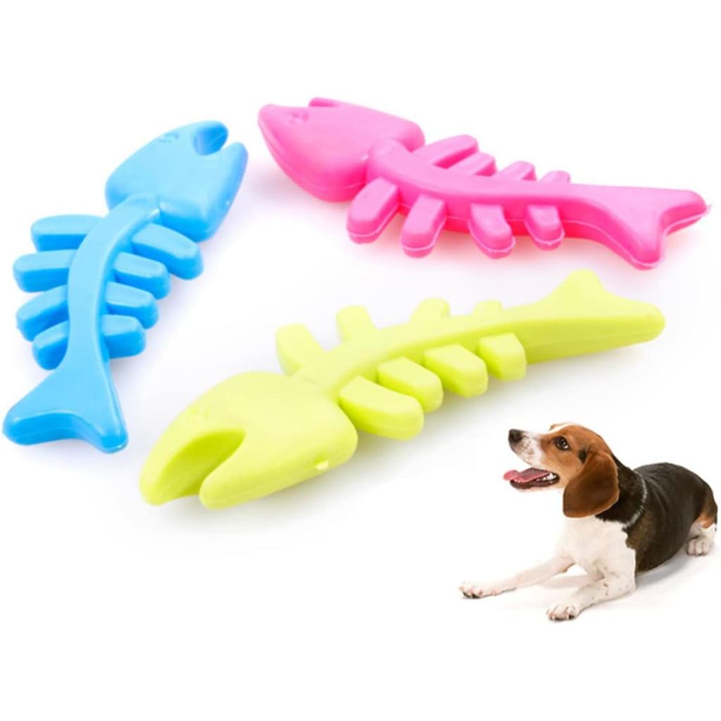 

Новая игрушка для жевания для собак Рыба Костьигрушка безопасный питомец для собак и щенков со случайными цветами Для кошек и собак Легко чистить прочный и устойчивый к укусам Интерактивные игрушки