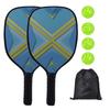 Set Racket Peak in Legno di Pioppo 2 Pezzi Gioco da Spiaggia all'Aperto Regalo per Divertimento Familiare Attività Sportiva