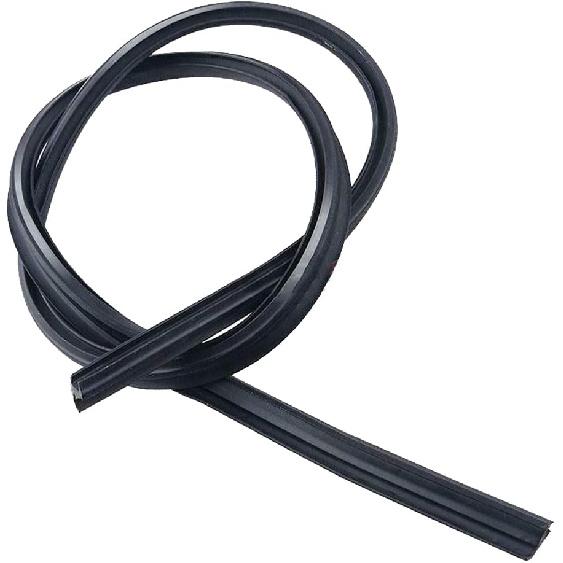 Rubber Front Windshield Shows Weather Seal Trimming Strip, Rubber Soundproof Sealing Strip, Sunroof Windproof Glass T-Shaped Seal Dust Stickers,