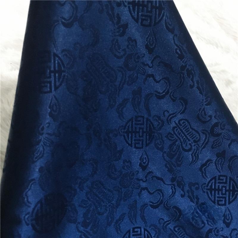 Wide 110cm Antique-style Jacquard Silk Fabric Weave Brocade and Dragon Pattern Fabric Super Soft Training Suits Hanfu Tang Suits