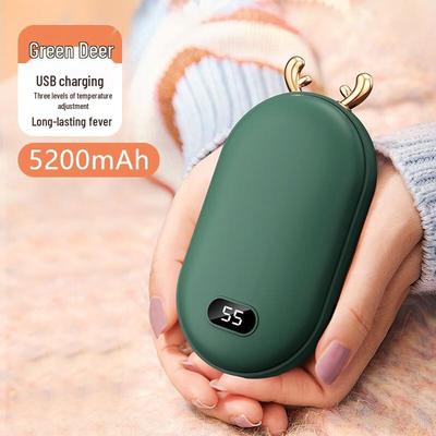 WUBANHUA Mini Cartoon Rechargeable 2-in-1 Hand Warmer