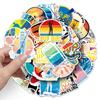 50 Standing Paddle Board Graffiti Stickers Personalized Creative Water Sports Decorative Laptop Stickers