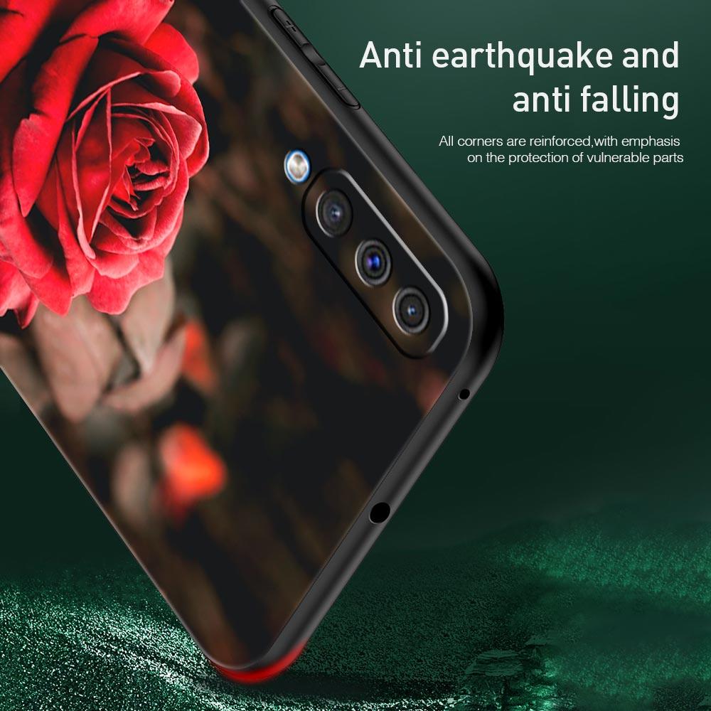 Beautiful Rose Flower Phone Case for Samsung Galaxy A52 5G A12 A70 A50 A40 A20s A30 A10s A20e A10 A22 A72 A32 A02 A42 A04S Cover