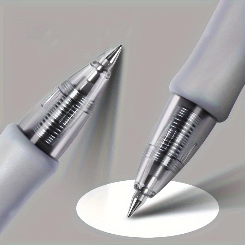 5 Pcs Classic Style 0.5mm Push Ballpoint Pens, Gel Pens, Daily Writing Pens (black/red/blue Ink)