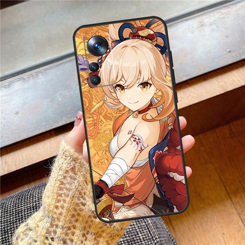 Genshin Impact Yoimiya Cover For Xiaomi 15 Ultra 13 14 17 Pro Max 13T 14T 15T POCO F7 F5 F6 X3 X5 X6 X7 Pro Case