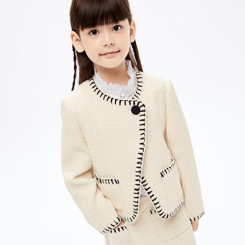 little MO&Co. Girls  Spring Tweed Style Jacket 110