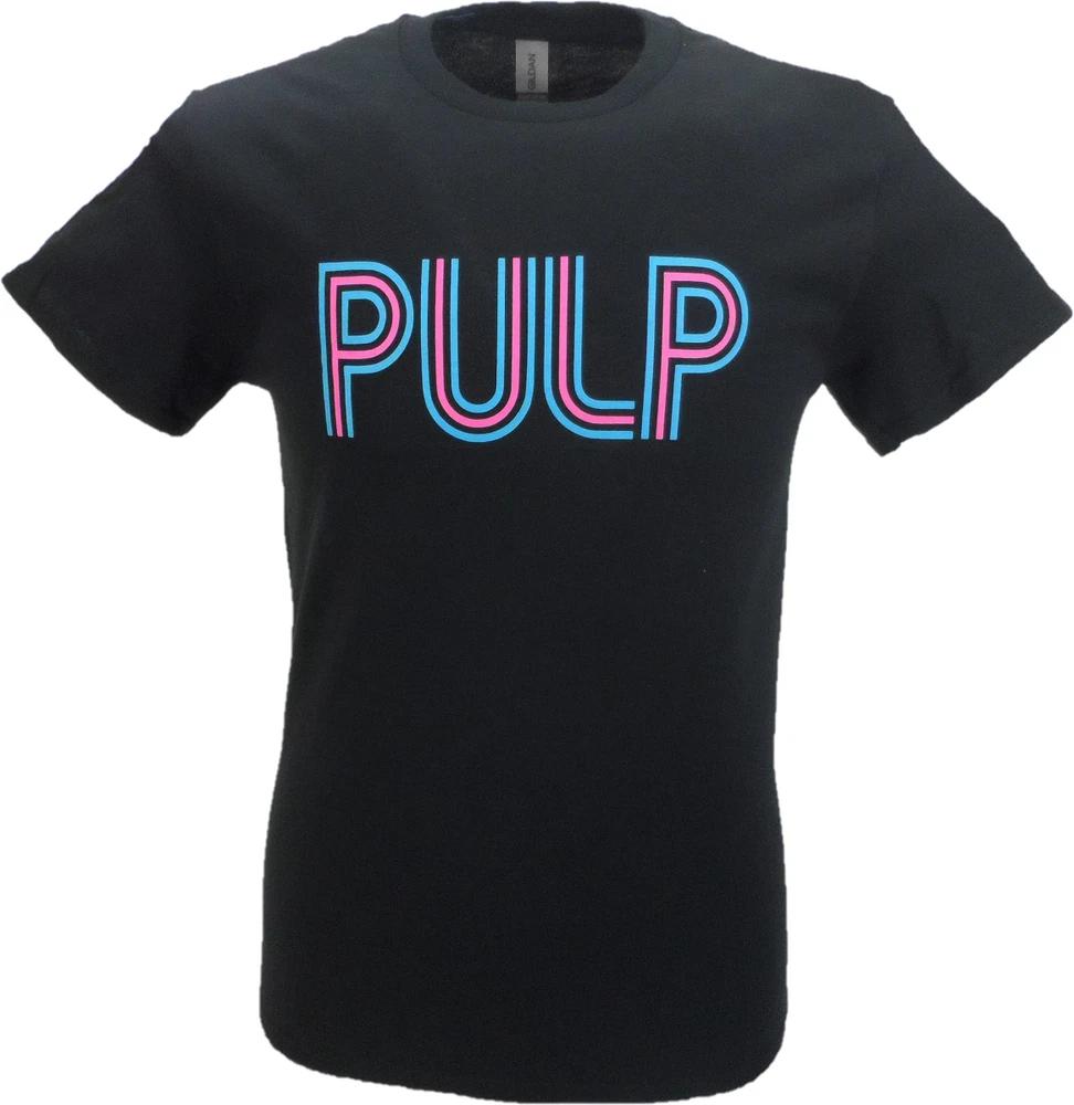 Unisexs Black Official Pulp Multi Logo T Shirt S
