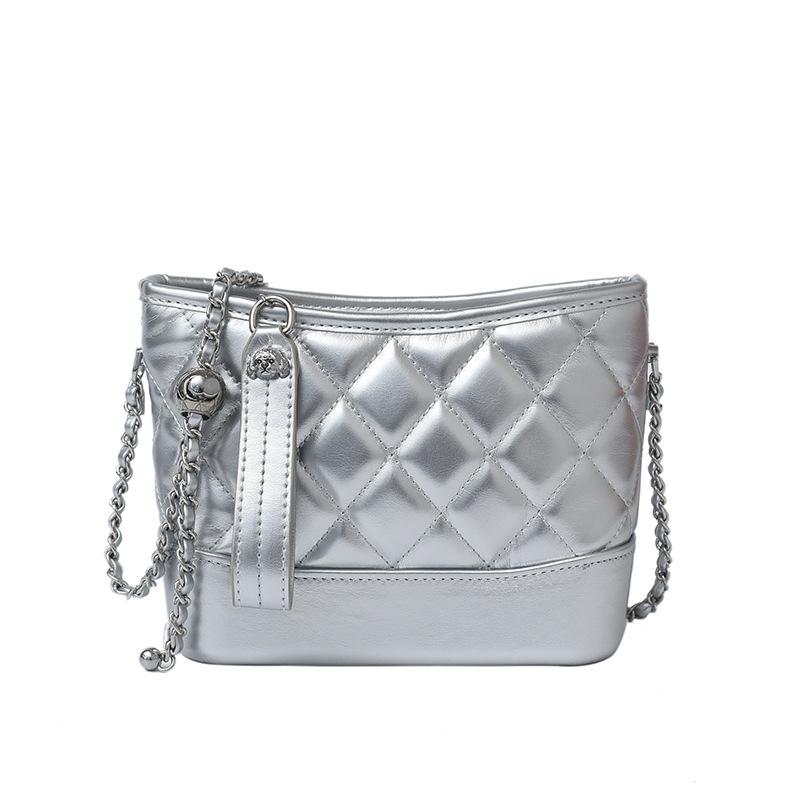 Premium Texture Rhombus Chain Messenger Bag Small Bag Women's Small Satchel Versatile Fashion Shoulder Bag