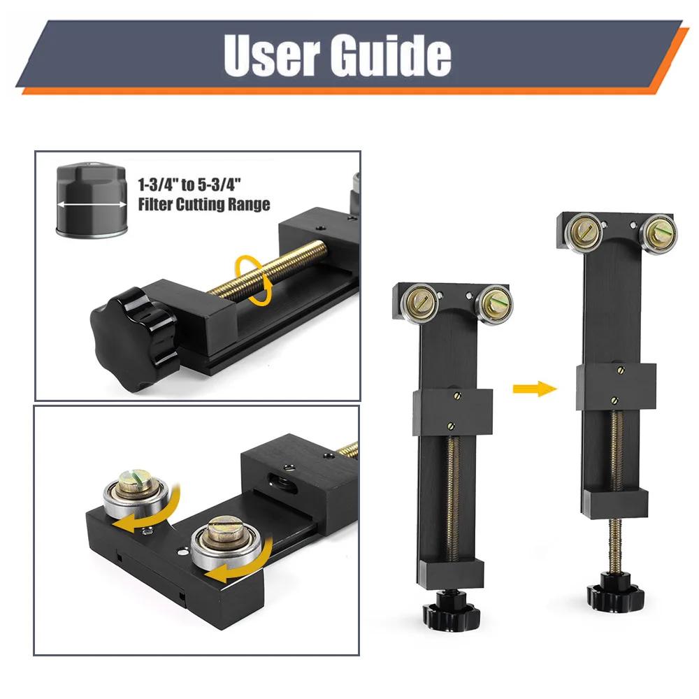 Universal 66490 Oil Filter Cutter Cutting Tool Car Oil Filter Cutter Range 1-3/4" To 5-3/4"