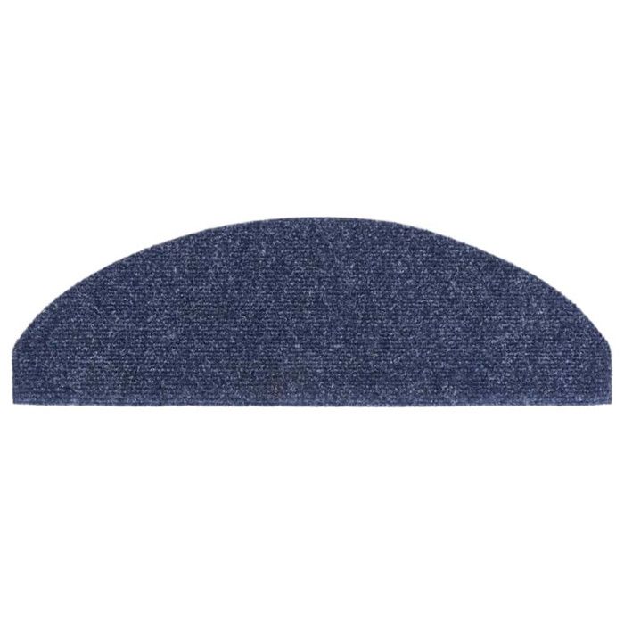 VidaXL Self-adhesive Stair Mats 30 Pieces 65 X 21 X 4 Cm Blue Semicircular Large 3365660